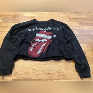 The Rolling Stones Santa Cropped Sweater